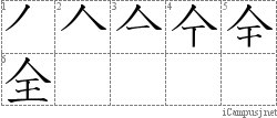 Stroke Order Diagram