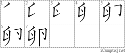 Stroke Order Diagram