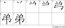 Stroke Order Diagram