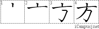 Stroke Order Diagram