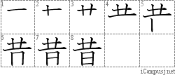 Stroke Order Diagram