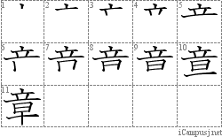 Stroke Order Diagram