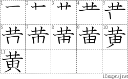 Stroke Order Diagram