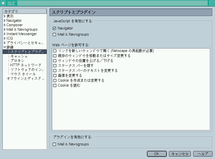 Setup for Netscape Browser