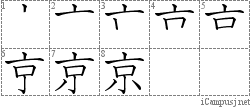 Stroke Order Diagram