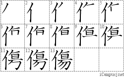 Stroke Order Diagram