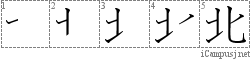 Kanji Stroke Order Diagram