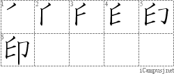 Stroke Order Diagram