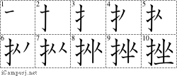 Stroke Order Diagram