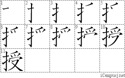 授: Stroke Order Diagram