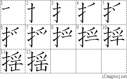 Stroke Order Diagram