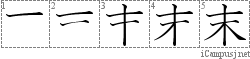 Stroke Order Diagram