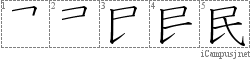 Stroke Order Diagram