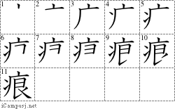 Stroke Order Diagram