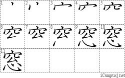 Stroke Order Diagram