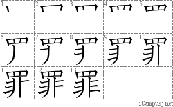 Stroke Order Diagram