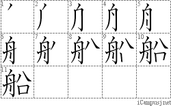 Stroke Order Diagram