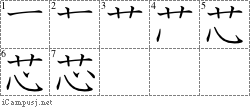 Stroke Order Diagram