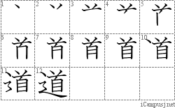 Stroke Order Diagram