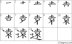 Stroke Order Diagram