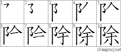 Stroke Order Diagram