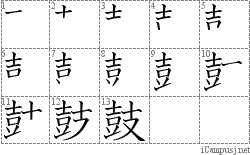 Stroke Order Diagram